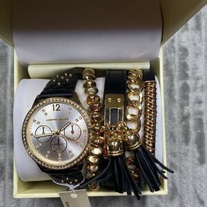 Adrienne Vittadini Women's  Watch & Bracelet Set